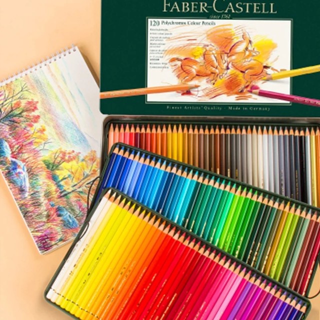 Faber Castell Polychromos 12/24/36/60/72/120 Colors Professional Oily  Colored Pencils Artist Pencil For Drawing Supplies 1100 - AliExpress